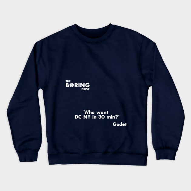 NY-DC in 30 min Crewneck Sweatshirt by EMfuturism